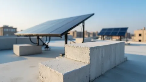 bloczki betonowe do fotowoltaiki
