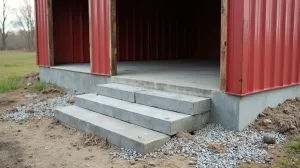 Bloczki pod garaż blaszany