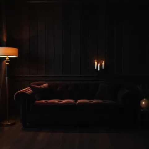 Ciemny salon inspiracje