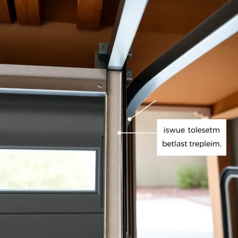 Ciepły montaż bramy garażowej