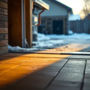 Ciepły próg do garażu