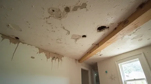 Co na nierówny sufit