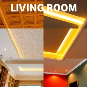 Co na sufit w salonie