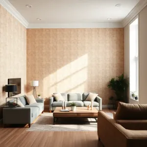 Co położyć na jedną ścianę w salonie