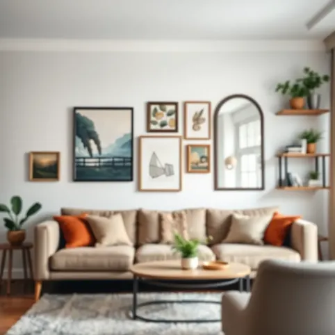 Co powiesić na ścianie w salonie