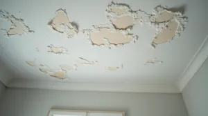 Co zrobić gdy odpada farba z sufitu