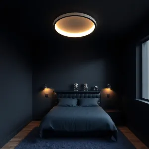 Czarny pokój dla chłopca