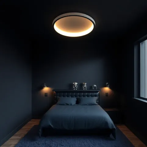 Czarny pokój dla chłopca