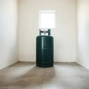 Czy butla z gazem może stać w garażu