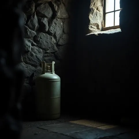 Czy butla z gazem może stać w piwnicy