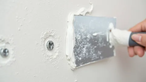 czym szpachlować wkręty w gk