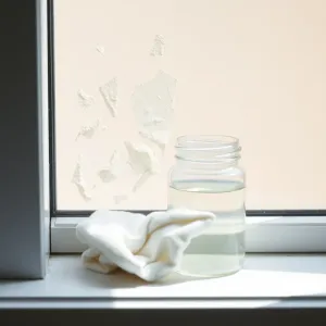 Czym usunąć klej do styropianu z okien