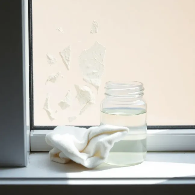 Czym usunąć klej do styropianu z okien