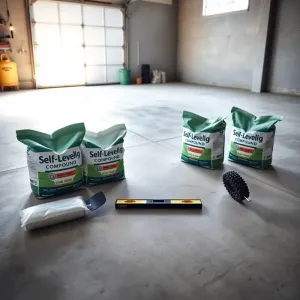 Czym wyrównać posadzkę w garażu