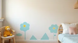 czym zabezpieczyć ścianę przy łóżku dziecka