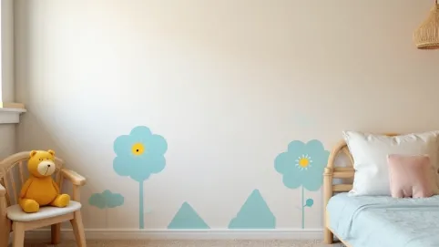 czym zabezpieczyć ścianę przy łóżku dziecka