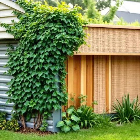 Czym zasłonić garaż blaszak