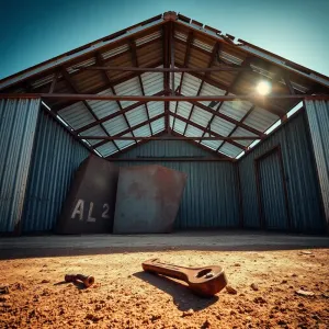 Demontaż garażu blaszanego