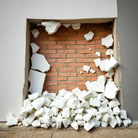 Demontaż ocieplenia ze styropianu KNR