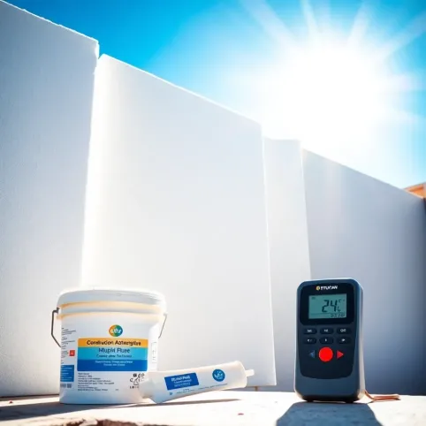 Do jakiej temperatury można kleić styropian latem