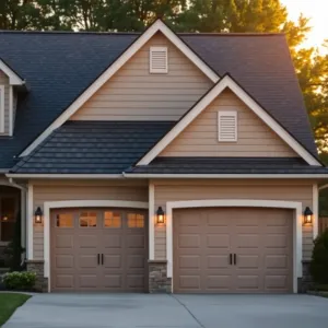 Dom dwuspadowy z garażem dwustanowiskowym