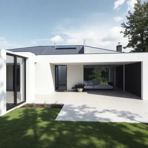 dom parterowy z garażem 2stanowiskowym