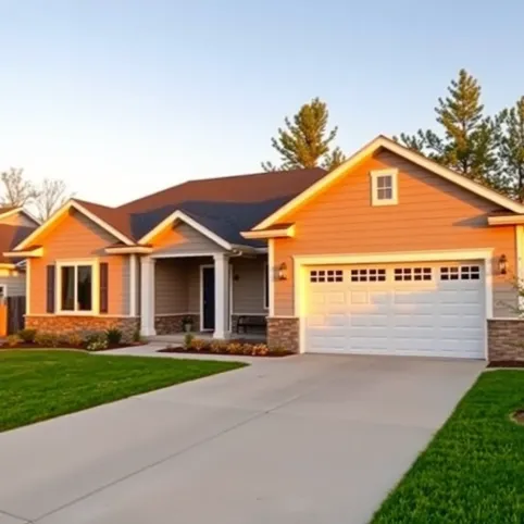 Dom parterowy z garażem dwustanowiskowym