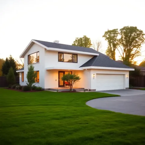 Dom parterowy z piwnicą i garażem