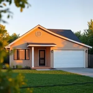 Dom tani w budowie z garażem