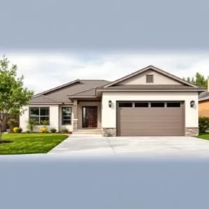 Dom z dużym garażem