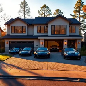 Dom z garażem na 4 samochody