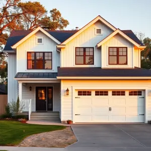 Dom z poddaszem użytkowym i garażem