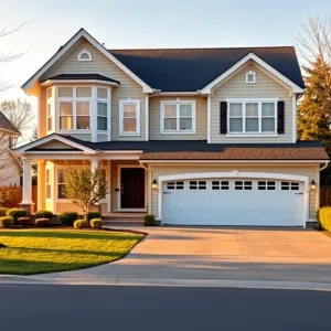 Dom z poddaszem użytkowym i garażem dwustanowiskowym