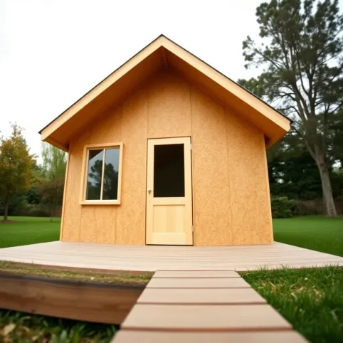 Domek z płyty OSB projekt