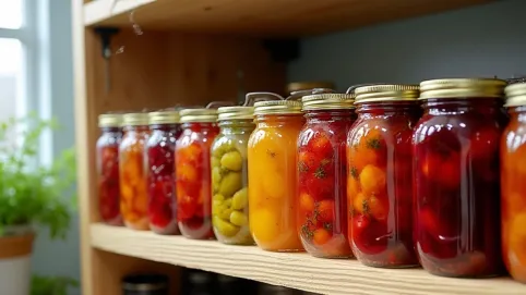 Domowa spiżarnia przetwory