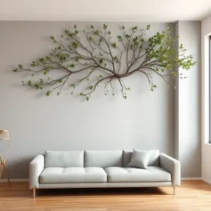 Drzewo na ścianę do salonu