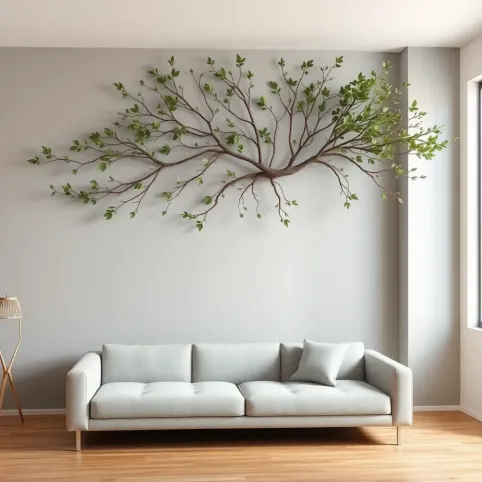 Drzewo na ścianę do salonu