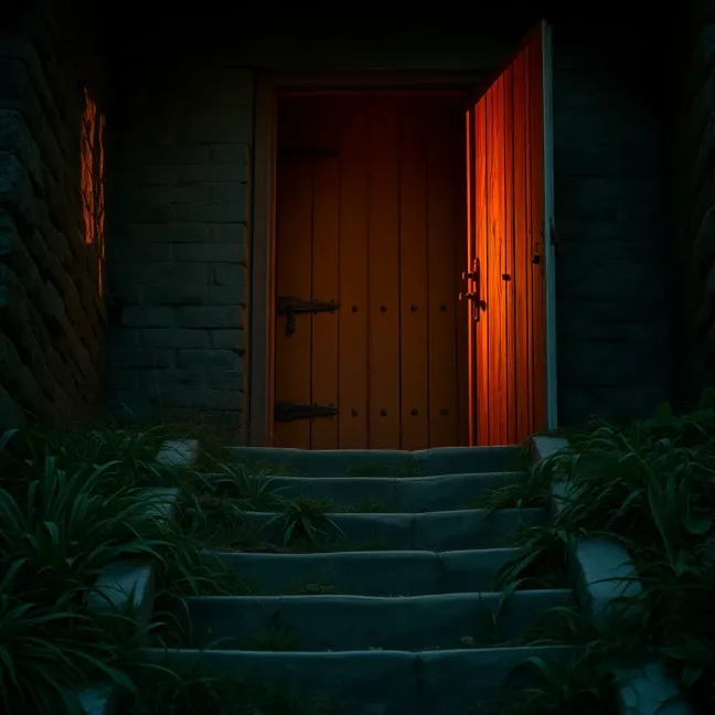 Drzwi do piwnicy zewnętrzne