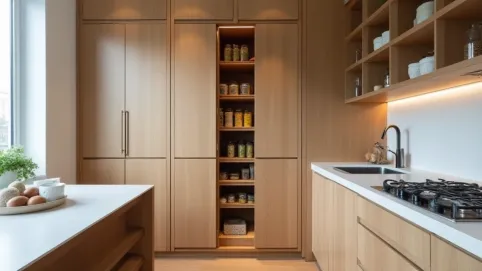 Drzwi do spiżarni ukryte