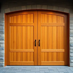Drzwi garażowe drewniane na wymiar