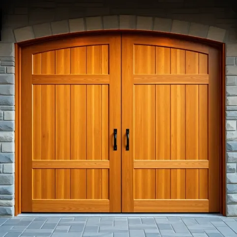 Drzwi garażowe drewniane na wymiar