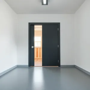 Drzwi między garażem a wiatrołapem