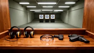 Dziecko na strzelnicy