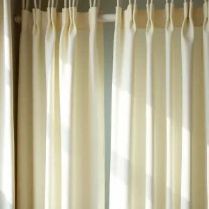 Eleganckie zasłony do salonu na żabki