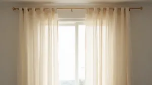 Firany na szynie sufitowej