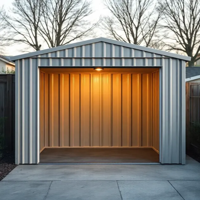 Garaż blaszany 3x5 wysokość