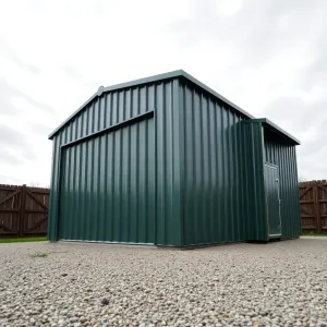 Garaż blaszany 3x5 z wiatą