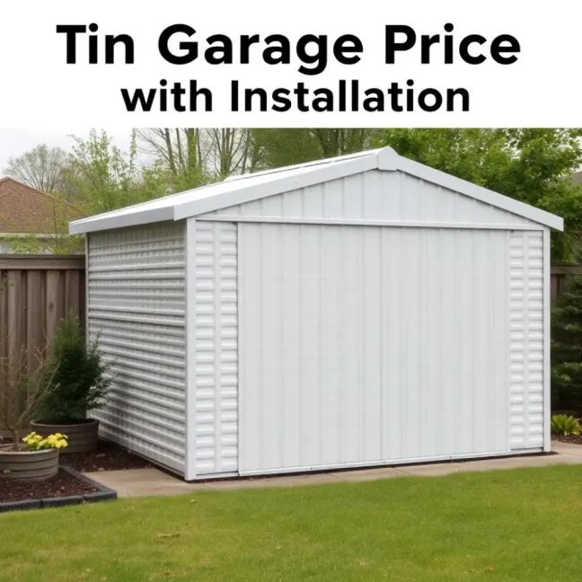 Garaż blaszany cena z montażem