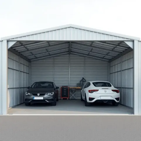 Garaż blaszany dwustanowiskowy wymiary