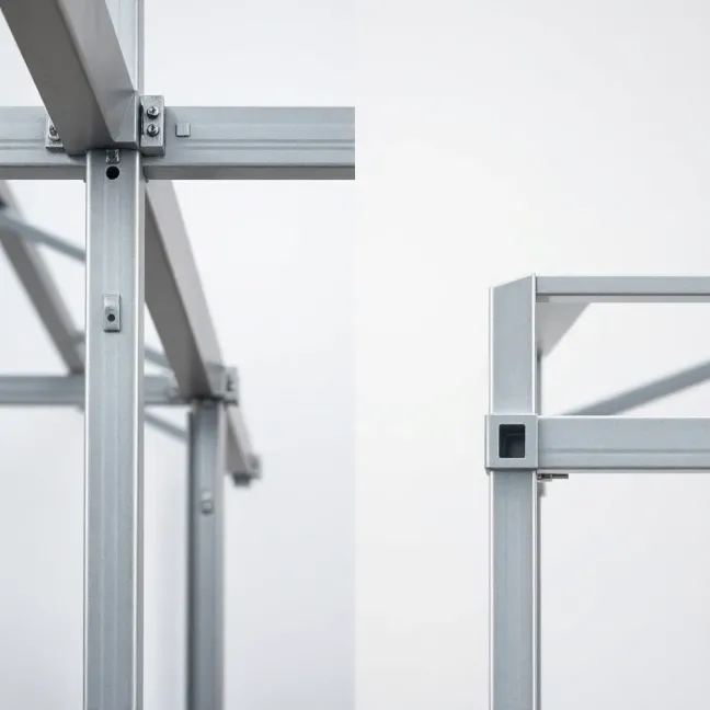 Garaż blaszany kątownik czy profil